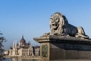 Fototapeta na wymiar hungary, budapest, parliament