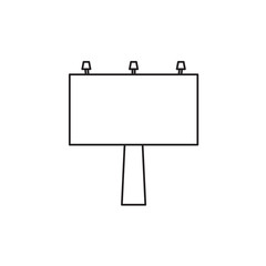 billboard icon- vector illustration