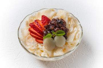 台湾かき氷　Taiwan type of epidemic shaved ice