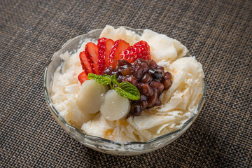 台湾かき氷　Taiwan type of epidemic shaved ice