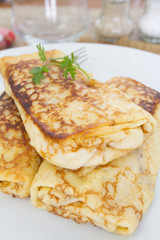 crêpes au jambon