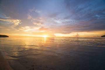 Fototapeta premium Amazing color of sunset