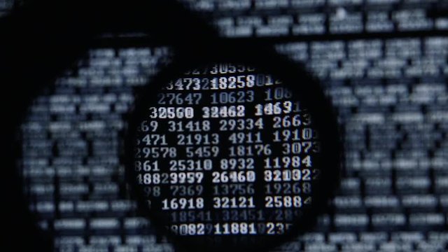 Moving Computer Codes on a monitor 
