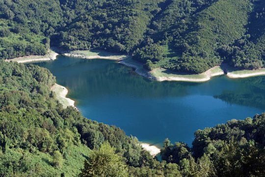 barrage de l' Alesani en haute Corse
