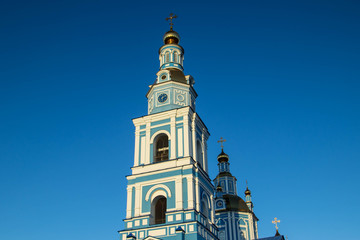 Fototapeta na wymiar Savior-Ascension Cathedral, Ulyanovsk