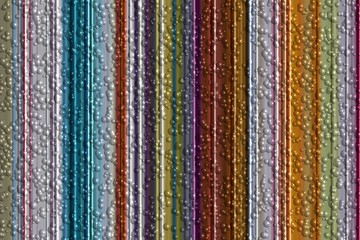 Obraz premium Bubbles on colorful playful lines, abstract background and texture