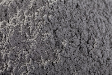 Heap of cement powder intended for industry