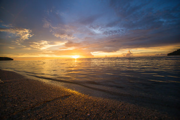 Amazing color of sunset