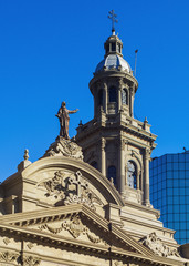 Metropolitan Cathedral, Plaza de Armas, Santiago, Chile