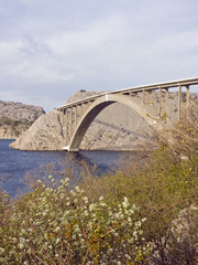 Krk-Brücke - Bogenbrücke in Kroatien