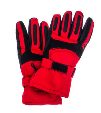 Ski gloves for skiing in winter