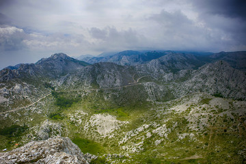 Naklejka na ściany i meble Velebit mountain landscape