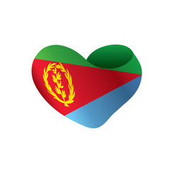Eritrea flag, vector illustration