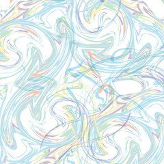 Scribbles painted in colorful colors.