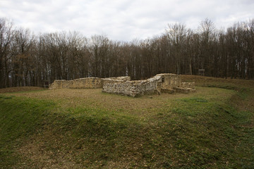 Old building on Petrova gora mountain, Croatia