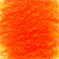 Orange crayon scribble textured background