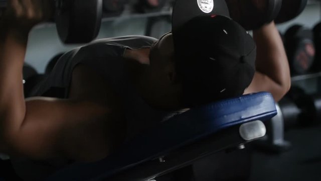 Man is going in for sports