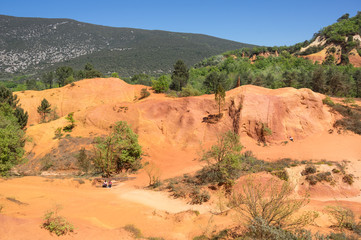 Colorado provencal in Rustrel