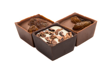chocolate candy isolated