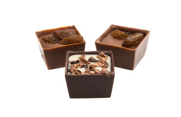 chocolate candy isolated
