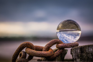 A different view of the Ships Graveyard in Purton Village, Gloucestershire.