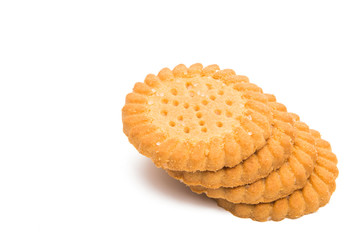 butter cookies isolated