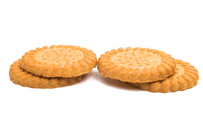 butter cookies isolated