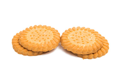 butter cookies isolated