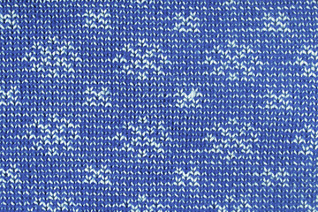blue knitted textured surface