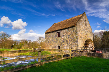 Fototapeta na wymiar Old water mill in Co. Clare, Ireland