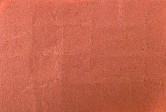 Red crumpled Wrinkled Paper Texture for background