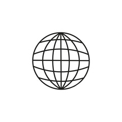 Globe of land icon