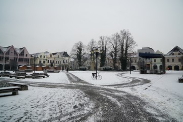 Center of Zilina town. Slovakia