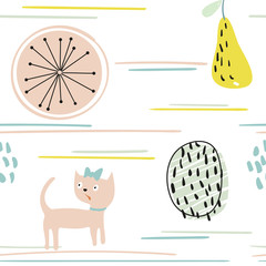 seamless vintage abstract pattern