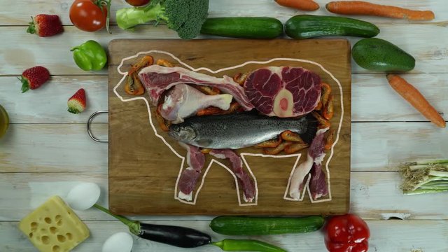 Ketogenic diet before and after stop motion