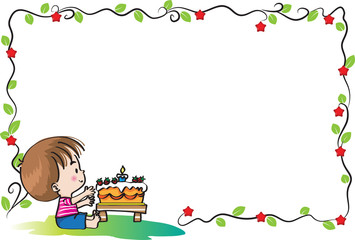 Obraz premium happy birthday 