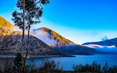 Fog Over the Reservoir