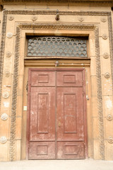 Door of old building.
