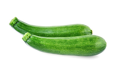 zucchini isolated on white background