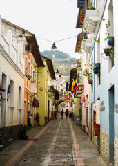 Fototapeta na wymiar Quito Streetscape #3