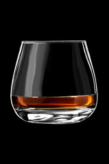 A glass of cognac or brandy.