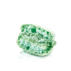 Macaron cookie isolated