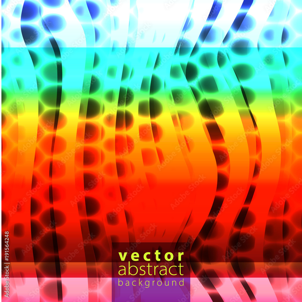 Poster vector illustration of bright color abstract pattern background with halftone motif for dynamic cove