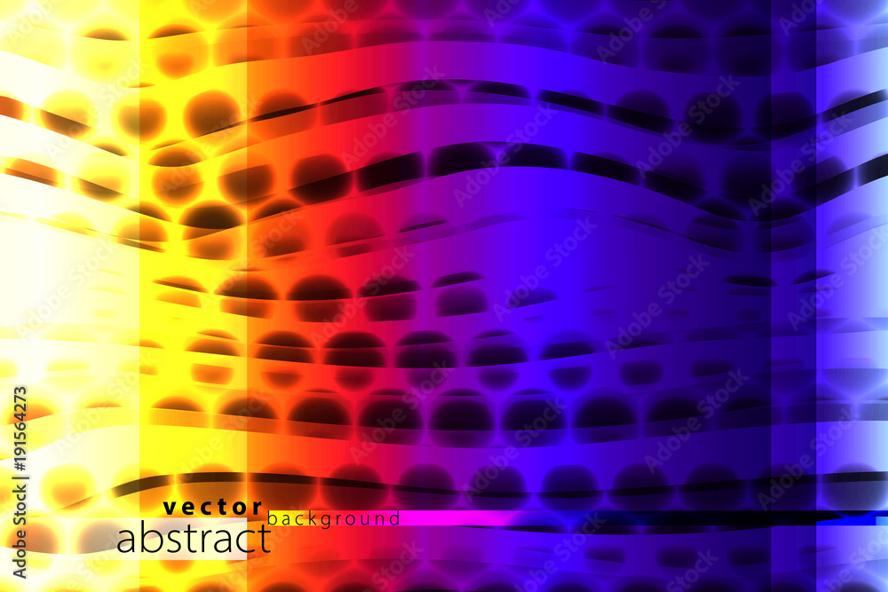 Poster vector illustration of bright color abstract pattern background with halftone motif for dynamic cove