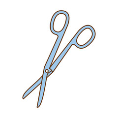 scissor tool isolated icon vector illustration design