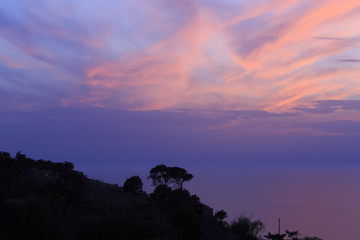 Europe, Spain, Balearic Islands, Mallorca. Sunset.
