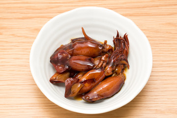 ヤリイカの煮物