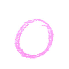 Single hand drawn letter isolated