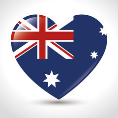 The flag of Australia with Union Jack and stars vector illustration graphic design