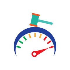 Law Speed Logo Icon Design